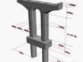 引桥墩柱盖梁新型模板支撑架施工方法