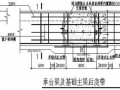 某高层建筑桩基础及承台设计图