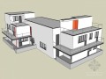 现代低层建筑SketchUp模型下载