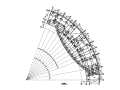 9层弧形框架结构办公楼结构施工图（CAD、14张）
