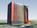 彩色建筑SketchUp模型下载