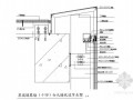 某玻璃幕墙女儿墙收边节点图