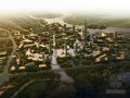 海景城市鸟瞰3D模型下载