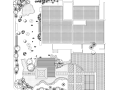 中式别墅CAD施工图（含景观庭院，室内布局，别墅立面，别墅su模型）
