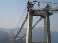 [湖北]高速公路钢桁架悬索特大桥施工质量情况介绍