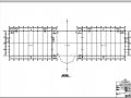 某2×18米跨钢结构厂房建筑结构图