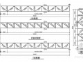钢结构电缆桁架桥cad设计图纸