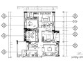 [重庆]露天院馆小户型2居室室内设计CAD施工图(含材料说明表)