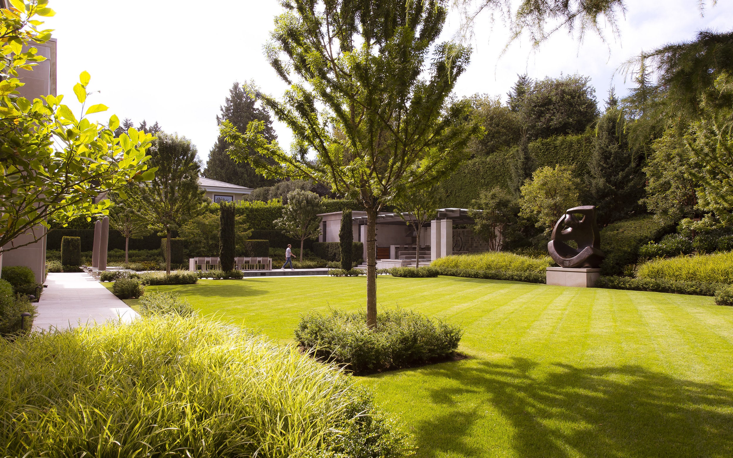 现代经典的雕塑花园-花园案例-筑龙园林景观论坛