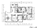 [无锡]欧式四室二厅三卫住宅室内设计施工图（含效果图）