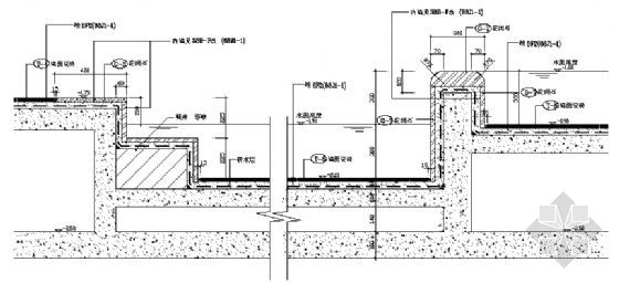 水池剖面详图
