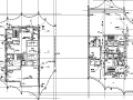 北京市六里屯商业办公及住宅项目全套施工图（给水泵房平剖面放大图，卫生间详图，集水泵坑详图，人防水箱间详图）