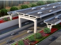 [河南]含高架互通及BRT专用道城市快速路工程初步设计图562张（绿化排水照明交通）