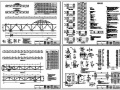 某跨路广告牌桁架结构设计图