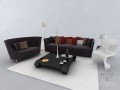 时尚沙发组合家具3d模型下载
