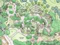 [美国]莽山儿童森林公园全套概念性设计景观方案文本（EDAW）