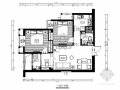 [福州]时尚住宅区现代两居室样板房装修图（含效果）