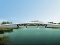 [浙江]2015年设计8m+12m+8m上承式多跨无铰空腹式拱桥设计图纸35张