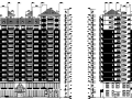 湘江明珠框剪高层住宅平立面图