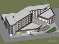 现代小旅馆SketchUp模型下载
