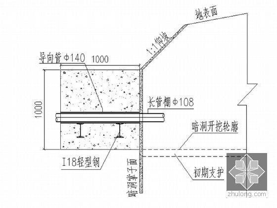 导向墙结构示意图