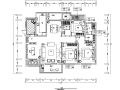 滨湖假日美式风格四居室住宅设计施工图（附效果图）