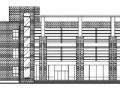 漯河中学新建校区三层学生食堂建筑结构施工图