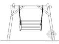 秋千和木质和藤质花架施工图