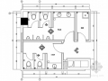 [重庆]现代简约四星级酒店卫生间室内精装修设计施工图