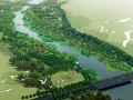 秦皇岛河两岸带状公园景观规划设计方案2