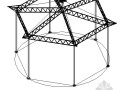 [长沙]公园六角形膜结构施工图