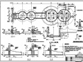 某熟料、石膏、混合材圆库及配料系统结构设计图