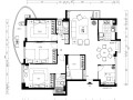 150平现代四居室全套施工图设计及大样图（附效果图）