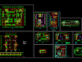 人防建筑设计方案施工图（CAD）