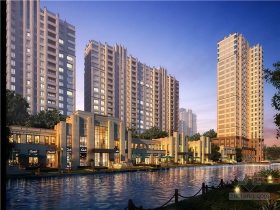 [上海]artdeco风格高端住宅小区规划设计方案文本(顶尖设计院)
