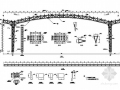 34米跨空间桁架操场结构施工图