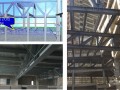 弧形框架内多层次钢桁架分片逆向吊装施工工法（附图）