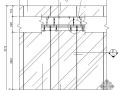 某吊挂式玻璃幕墙节点构造详图（二）（立面图）