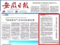 省内主流媒体报道安徽水利引江济淮项目建设亮点