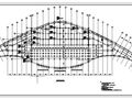 某大型机场基础拉梁布置图及节点详图