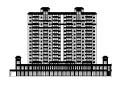 [福建]高层塔式对称布局框剪结构住宅建筑施工图