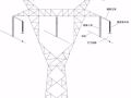 交流输电线路带间隙线路避雷器典型安装方式示意图