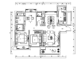 古典风格三居室住宅设计施工图（附效果图+模型）