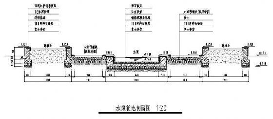 某广场水池施工图-园林景观节点详图-筑龙园林景观论坛