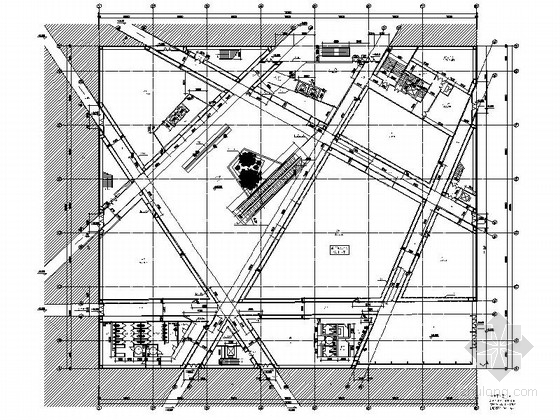 大型世博会知名博览会展馆建筑平面图