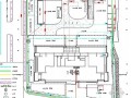 [北京]高层办公楼施工现场平面布置图（结构、装修）
