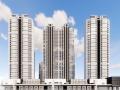 [四川]成都知名地产居住区现代商业+高层住宅模型设计
