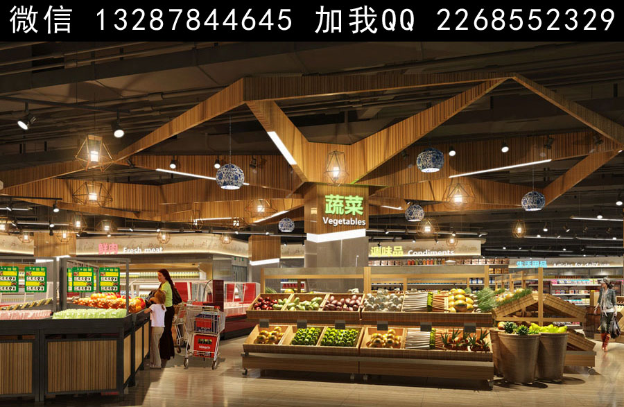 [分享]超市商店设计案例效果图
