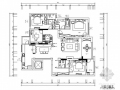 [南通]精品英式田园四居室样板间CAD装修施工图（含软装方案）
