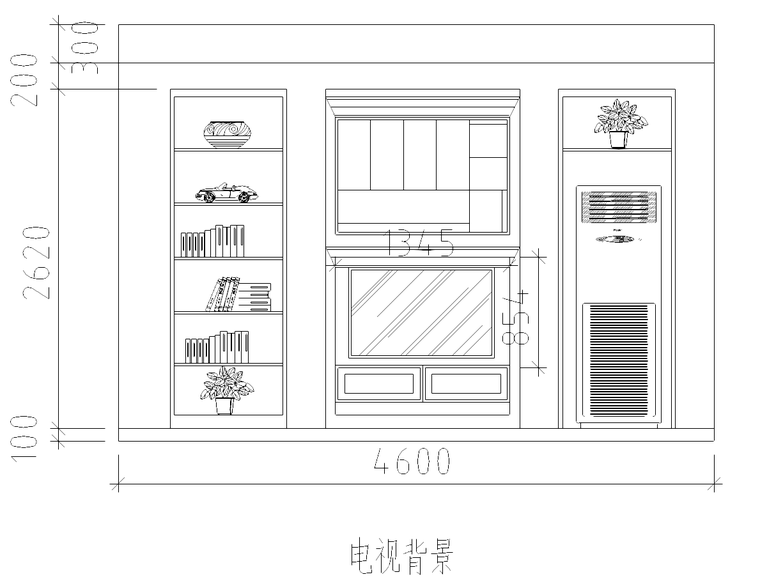 [四川]王府简美风格室内设计施工图(含效果图)